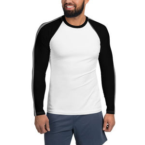 Camiseta de Compresión (Rash Guard) Personalizada para MMA y BJJ, Sublimada, para Hombre, Manga Larga, Ecológica, de Secado Rápido, Transpirable, Spandex/Poliéster, OEM - Product Image 1