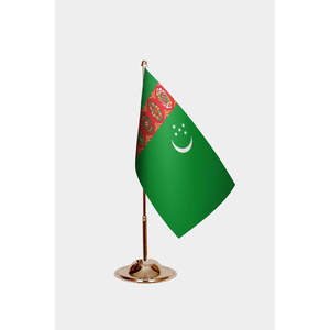 Turkmenistan Office <b>Flags</b> Custom 3x5ft Pennant Digital Printing Cotton Nylon Aluminum <b>Pole</b> Metal Target <b>for</b> Automotive Industry - Product Image 2