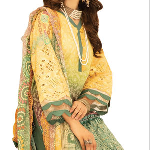 Stitch India Pakistán verano mejor calidad mujeres Punjabi Salwar Kameez césped Kurti Color personalizado fiesta desgaste vestidos de novia - Product Image 1