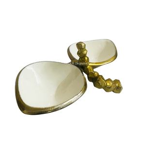 Bol de service élégant à 2 sections pour les bonbons de table Poli Nouveau design pour les hôtels Traiteur pour les noix Bonbons Assiette de service Bols - Product Image 6