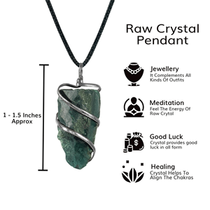 เครื่องประดับคริสตัลที่ทำด้วยมือแบบลวดพันรอบด้วยลวดหินโมรามอสสำหรับการรักษาและฮวงจุ้ยของขวัญพลังงานทางจิตวิญญาณที่ทันสมัย - Product Image 2