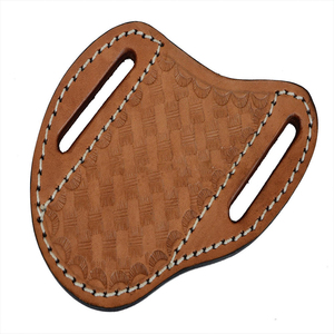 Haute qualité fait à la main en cuir véritable couteau pliant gaine pochette couverture cousu à la main avec Portable OEM/ODM Support pour couteaux - Product Image 1