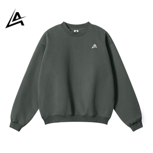 Pull en molleton 100% coton de luxe AIFRAN Sporting Good, col rond, streetwear, logo imprimé personnalisé, pull oversize - Product Image 1