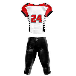 Uniforme de Fútbol Americano Talla Grande, Manga Corta, Secado Rápido, Transpirable, Conjuntos Deportivos de Poliéster al por Mayor - Product Image 4