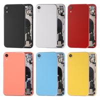 Boîtier arrière en verre pour iPhone 11 12 13 14 Pro Max, coque arrière en verre pour iPhone 5 6 7 8 Plus X Xr Xs avec petites pièces