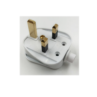 Prise réutilisable UK BS1363 13A / Prise d'assemblage de type G UK pour rallonge de câble d'alimentation