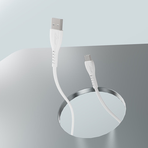 Cable de Carga Rápida 3A de Alta Calidad USB Tipo C a Micro-USB de 20CM CB-329C Conectores V8 Cargador de Teléfono para Transferencia de Datos Blanco - Product Image 3
