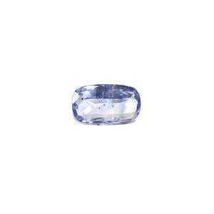 Saphir bleu naturel, pierre précieuse non montée, 4 carats, facetté, bleu royal, calibré 10 mm et 8 mm de hauteur, traité thermiquement - Product Image 1
