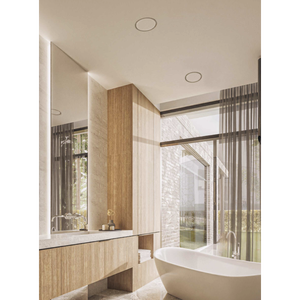 Diffuseur rond en plâtre Tecnosystemi Canova pour dalles de plafond en plaques de plâtre - Product Image 2