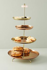 Support à gâteau à quatre étages de haute qualité, forme et taille personnalisées, nouveau design, feuille d'aluminium, finition dorée, acier inoxydable, plateau de table - Product Image 6