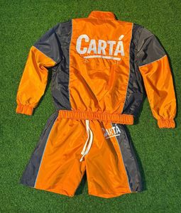 Survêtement d'hiver unisexe de haute qualité en nylon/satin avec fermeture éclair entièrement personnalisable pour la course à pied, l'entraînement et l'échauffement respirant - Product Image 4