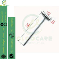 Stainless Steel Multi-functional Small Percussion Hammer Pointed Tip Professional High Grade CE Certified Neurological Hammer