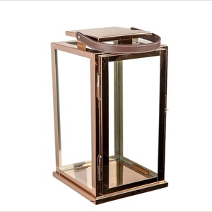 Linterna de vela Vintage de madera Natural, accesorios de decoración del hogar, vela de Metal con forma personalizada con logotipo personalizado - Product Image 4
