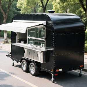 Venta móvil Street Food Shop Cart <span class=keywords><strong>Mini</strong></span> Trailer Food Truck Dining Car - Product Image 5