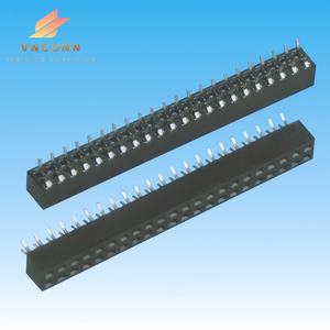 Proveedor de Vietnam de férula hembra de doble fila de 2,20 MM Extremo en U con conectores flexibles planos Bump FFC y FPC - Product Image 1