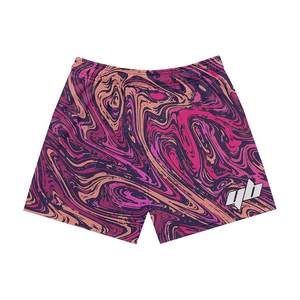 Short en maille confortable en polyester léger et respirant à séchage rapide Short de mode à sublimation avec logo personnalisé pour hommes - Product Image 2