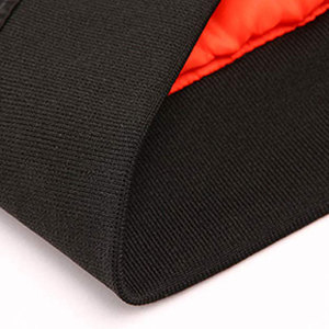 แจ็คเก็ตบอมเบอร์กันลมมีซิปสำหรับผู้ชาย, เสื้อแจ็คเก็ตบุนวมให้ความอบอุ่นสำหรับฤดูหนาว - Product Image 4