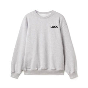 เสื้อสเวตเตอร์ของผู้ชายมาใหม่โอเวอร์ไซส์ผ้าคอตตอนแบบสวมหัวทรงหลวมใส่สบายโลโก้ออกแบบได้เองสำหรับฤดูหนาว - Product Image 1