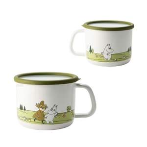 Olla redonda Moomin con asa Olive Series Fuji Esmalte (Japón) - Product Image 1