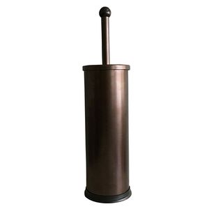 Porte-brosse de toilette en métal utilitaire pour salles de bain domestiques et commerciales, offrant une solution d'hygiène fiable - Product Image 1