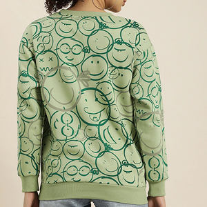 Sudaderas Casuales de Alta Calidad para Mujer, OEM, las Más Vendidas, Sudaderas Lisas con Cuello Redondo para Mujer - Product Image 2