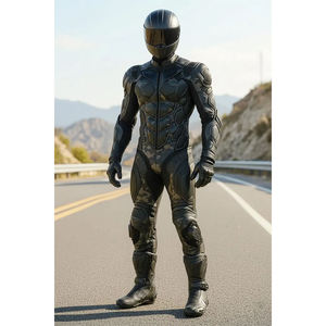 Combinaison de sécurité moto personnalisable pour hommes et femmes – Vente en gros, respirante, coupe-vent, séchage rapide, grandes tailles, vêtements de course en cuir personnalisables - Product Image 1