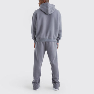 Survêtement à capuche pour homme, tendance, en gros, personnalisé, tricoté, streetwear, hiver, respirant, écologique, lavage à l'acide, séchage rapide, 100% - Product Image 2