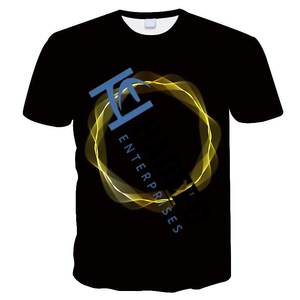 Camiseta de buena calidad para hombre, Jersey de algodón y poliéster impreso, cantidad, artesanal, OEM, personalizada - Product Image 1