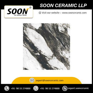 กระเบื้องปูพื้นภายนอกลายดอกไม้พื้นผิวแบบด้านสไตล์รัสติก ขนาด 800x800 มม. ผลิตจากเซรามิกพอร์ซเลน กันลื่น ป้องกันแบคทีเรีย จากกูร์กาฏ ฮาร์ซ์ - Product Image 4