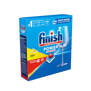 Capsules lave-vaisselle Finish Powerball Power Essential Lemon Sparkle, 50 unités - Product Image 2