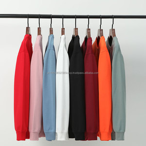 Sudaderas con Capucha y Cuello Redondo para Hombre, Personalizables con Estampado Bordado en Relieve, Sudadera Lisa con Cuello Redondo para Hombre - Product Image 2