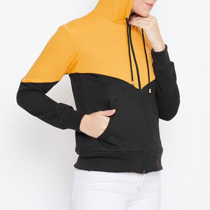 Ropa de calle de moda para mujer personalizada, conjunto de chándal de algodón 100% de manga larga, chándal de material de algodón para mujer - Product Image 2