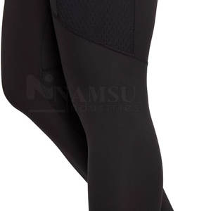 Mallas deportivas antibacterianas transpirables de LICRA de cintura alta para mujer, estampado de logotipo personalizado, estilo informal de gimnasio de alta calidad, OEM - Product Image 6