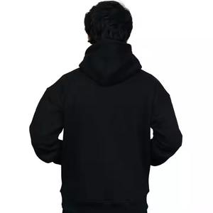 Sudadera con Capucha Zero Tariff RTS para Hombre, Estilo Tech Fleece Negro Esencial, Mezcla de Algodón Premium, Cómoda y Personalizable - Product Image 5