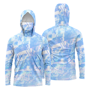 ผู้ผลิต OEM เสื้อฮู้ดดี้ตกปลาป้องกันรังสียูวี รับผลิตตามสั่ง ขายส่ง แบรนด์ส่วนตัว ผลิตจำนวนมาก เสื้อผ้าแห้งเร็ว ผู้จัดจำหน่าย - Product Image 1
