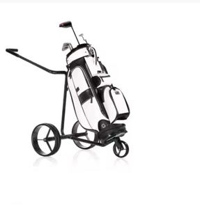 Carrito de Golf Eléctrico SUPER JuCad Bianco SV 2.0 de Alto Rendimiento, Carro de Viaje de Carbono, Nuevo - Product Image 1