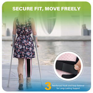 Custom Pink <b>Knee</b> Immobilizer Brace Leg Splint Adjustable Medical Support for Injury Recovery and Post Surgery - Product Image 3
