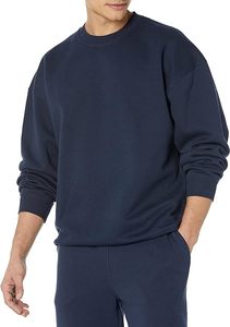 Alta calidad 400 Gsm en relieve de gran tamaño pulóver sudadera XS cuello redondo con capucha estampado grueso logotipo personalizado otoño uso ropa - Product Image 6
