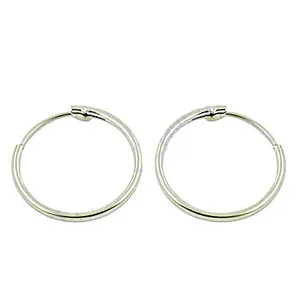 Pendientes de Aro Minimalistas de Plata 925 para Mujer, Uso Diario, Diseño Simple y Elegante, Joyería Fina - Product Image 2