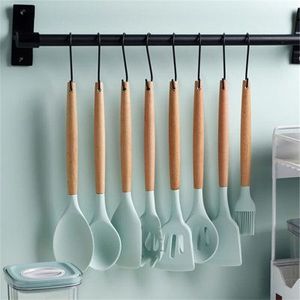 HANDICRAFT SPATULA COCINA CONFORT Factory Cuchara de madera y resina Espátula con y soporte Utensilios de cocina para el mejor - Product Image 5