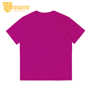 T-shirt super lourd 100% coton Tessuto pour hommes et femmes T-shirt vierge de haute qualité imprimé sur mesure - Product Image 2