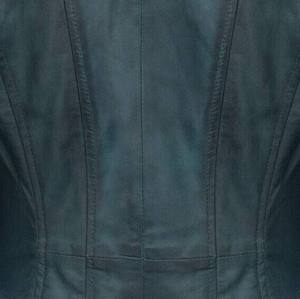 2026 New Leather Moto <b>Jacket</b> Stand Collar Zipper Closure Full Sleeve Short Length Women'<b>s</b> Autumn Wear - Product Image 5