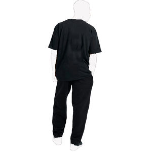 T-shirt à col en V en coton mélangé pour hommes, haut tendance décontracté de tous les jours, doux, respirant et confortable - Product Image 4