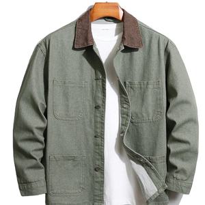 <b>Custom</b> <b>Denim</b> <b>Jackets</b> for Men With Full Customization <b>Custom</b> Style Men's Jeans <b>Jacket</b> for Outdoor Wear - Product Image 1