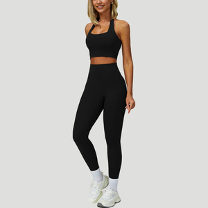 Conjunto de Yoga para Mujer de Alta Calidad, Talla Adulto, Elástico, de Secado Rápido y Transpirable - Product Image 4