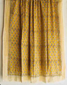 100% coton léger main bloc imprimé écharpe Jaipur traditionnel Boho Chic écharpe artisanale à la main doux coton écharpe - Product Image 6