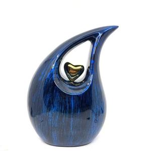 Vente chaude personnaliser urne de crémation en forme de larme avec petit coeur dernier Style urnes adultes personnalisables artisanat urnes funéraires grand - Product Image 5