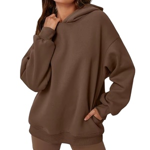 Sudadera con capucha de gran tamaño personalizada de alta calidad para mujer, ropa informal, el mejor Material usado, sudaderas con capucha de gran tamaño transpirables para mujer - Product Image 1