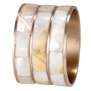 ห่วงรัดผ้าเช็ดปากประดับโต๊ะทำจากทองเหลืองสีสั่งทำได้ - Product Image 5