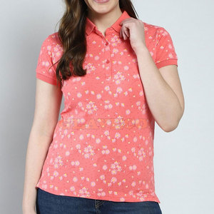 Polos pour femmes légers et très vendus, polos personnalisés imprimés par sublimation - Product Image 1